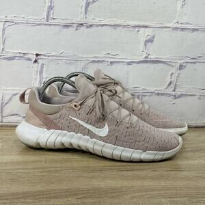 Nike Free Run 5.0 Next Nature Women's 9.5 Platinum Violet Pink Running Shoes